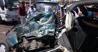 إصابة-شخصين-بحادث-تصادم-سيارة-ملاكى-بطريق-القاهرة-الإسكندرية-الزراعى-بطوخ
