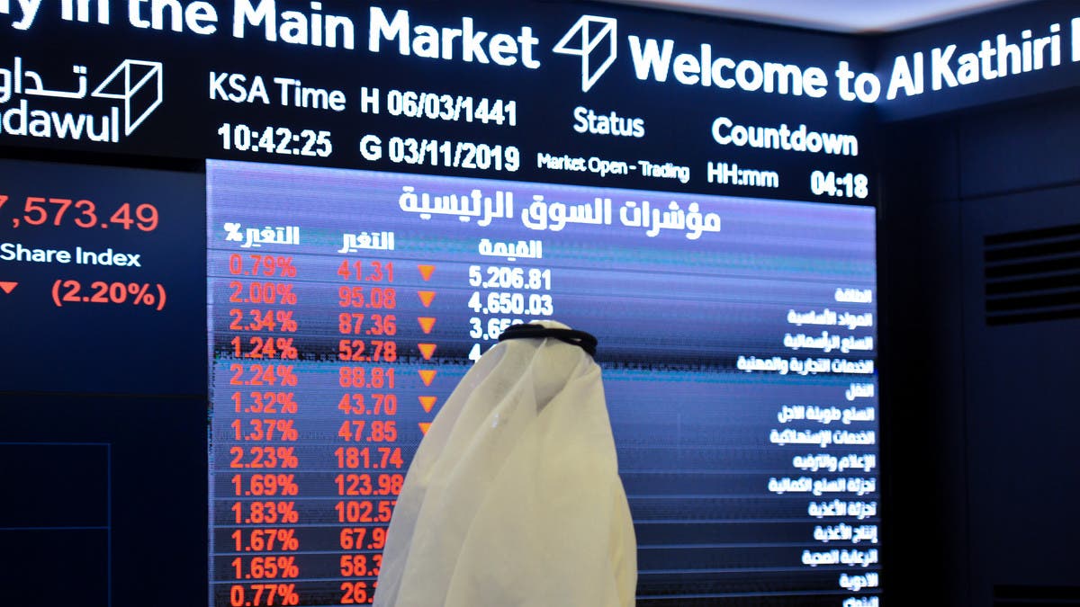 سوق-الأسهم-السعودية-تهبط-22%.-أدنى-إغلاق-في-4-أشهر