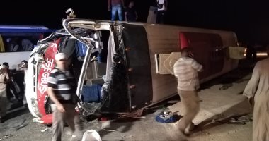 إصابة-14-شخصا-فى-حادث-انقلاب-ميكروباص-على-طريق-طنطا-كفر-الشيخ-الدولى