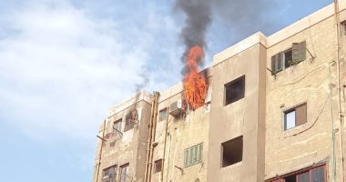 الحماية-المدنية-تسيطر-على-حريق-شقة-سكنية-فى-منشأة-ناصر-دون-إصابات