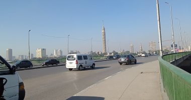 بث-مباشر.-شاهد-حركة-المرور-أعلى-كوبرى-أكتوبر-وطريق-الكورنيش-فى-القاهرة