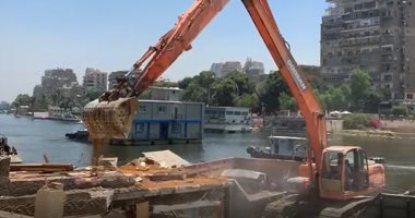 حملة-لإزالة-التعديات-على-نهر-النيل-بالعجوزة-تحت-إشراف-وزارة-العدل.-فيديو