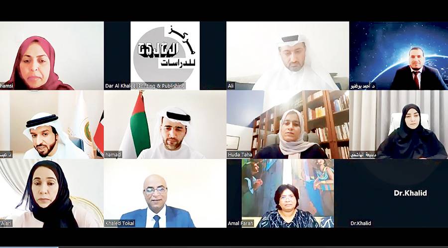 المشاركون-في-ندوة-مركز-«الخليج»-للدراسات:-تجانس-وتناغم-المناهج-في-الدول-العربية
