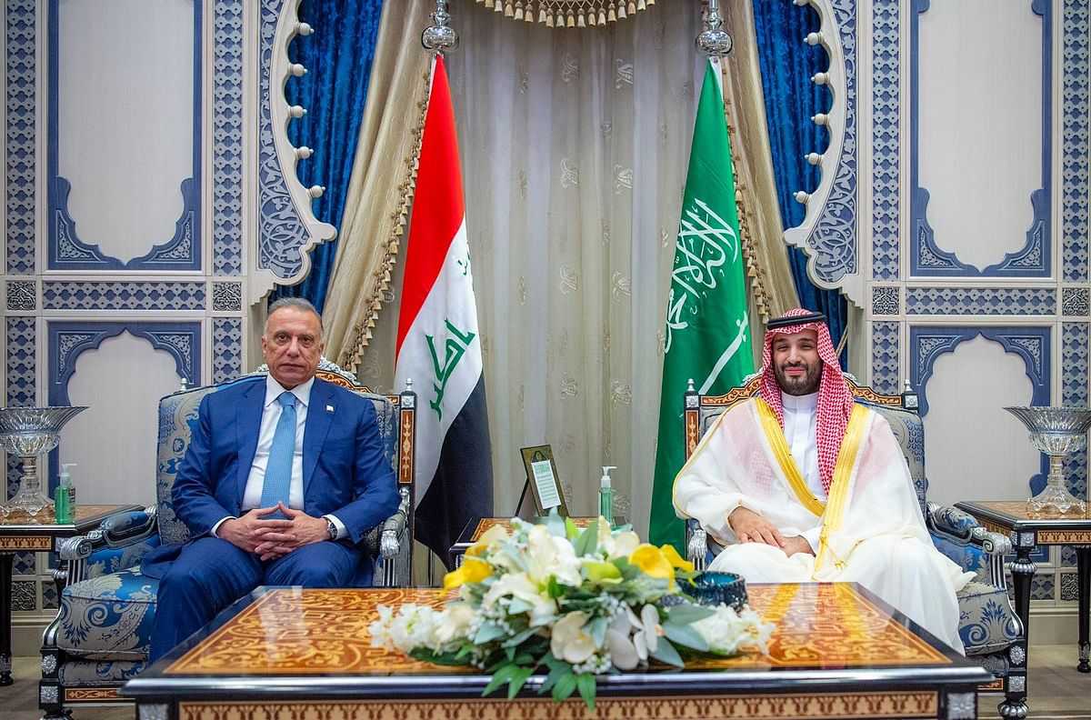 ولي-العهد-يستعرض-مع-رئيس-وزراء-العراق-العلاقات-الثنائية-وفرص-التعاون