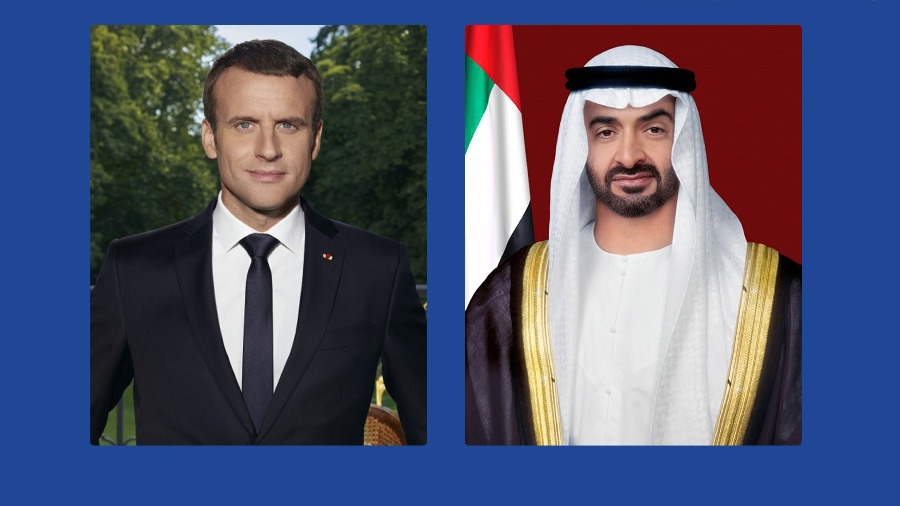 محمد-بن-زايد-وماكرون-يشهدان-إطلاق-مجلس-الأعمال-الإماراتي-الفرنسي