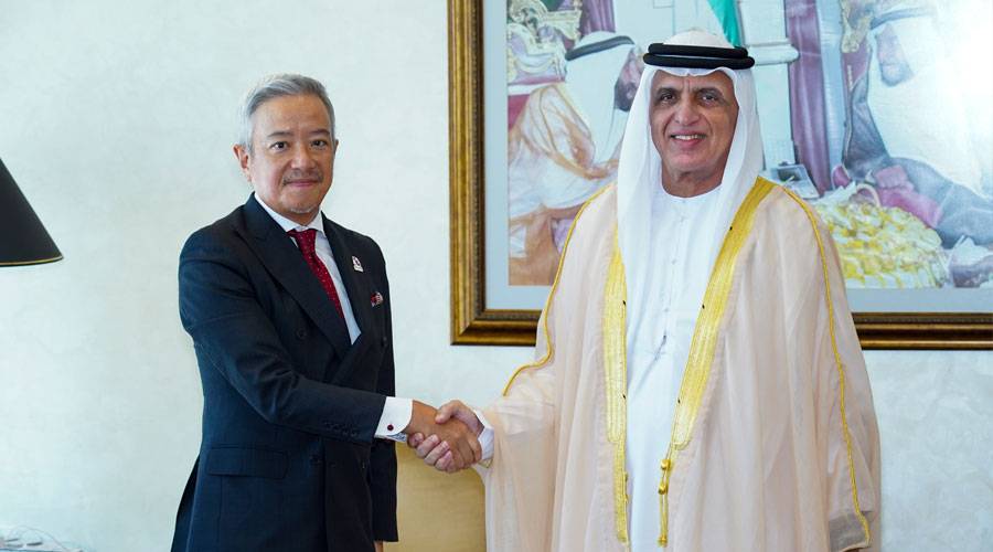 سعود-بن-صقر-يرحّب-بقنصل-اليابان-ويبحثان-تعزيز-العلاقات