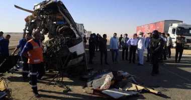 إصابة-14-شخصا-إثر-حادث-تصادم-ميكروباص-وسيارة-ملاكي-بطريق-إسكندرية-الصحراوي