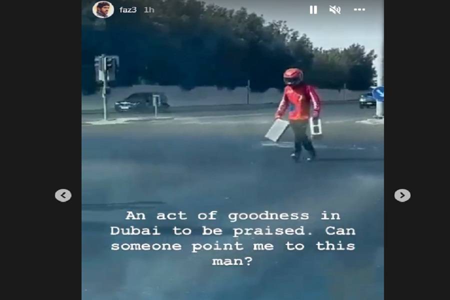 بالفيديو-|-حمدان-بن-محمد-يعثر-على-سائق-دراجة-توصيل-أماط-الأذى-عن-الطريق