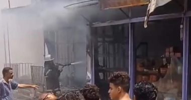 السيطرة-على-حريق-فى-أحد-المحلات-التجارية-بمدينة-سفاجا