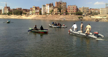 الإنقاذ-النهرى-يواصل-البحث-عن-جثة-شاب-غرق-فى-نهر-النيل-بكفر-الزيات