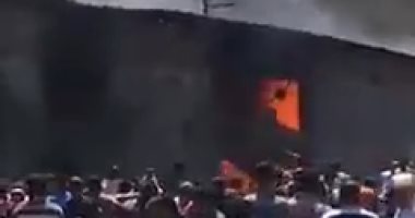 إصابة-4-بسبب-حريق-هائل-داخل-ورشة-للدهانات-في-قرية-البصارطة-بدمياط