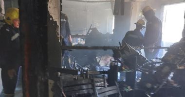 الداخلية:-إصابة-ضابطين-و3-أفراد-شرطة-خلال-إخماد-حريق-كنيسة-أبو-سيفين-بإمبابة