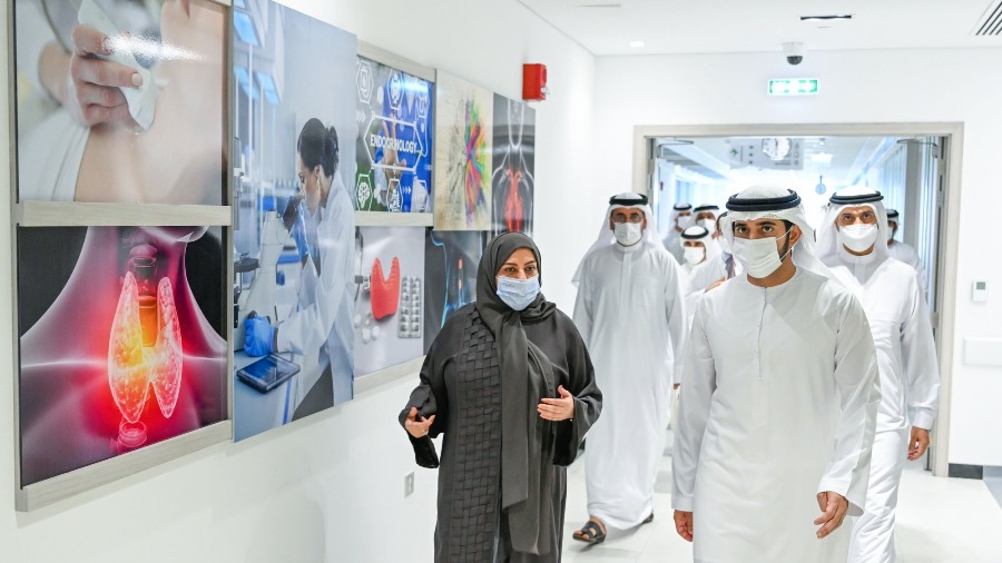 حمدان-بن-محمد-يدشّن-مبنى-عيادات-مستشفى-دبي-بـ-177-مليوناً