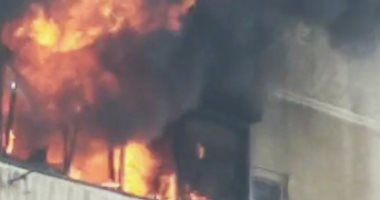 إصابة-5-أشخاص-فى-حريق-محل-للأثاث-بمدينة-نصر