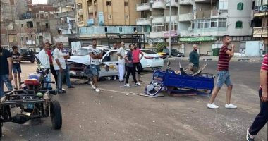 إصابة-شخصين-فى-حادث-تصادم-على-طريق-المحمودية-بالإسكندرية