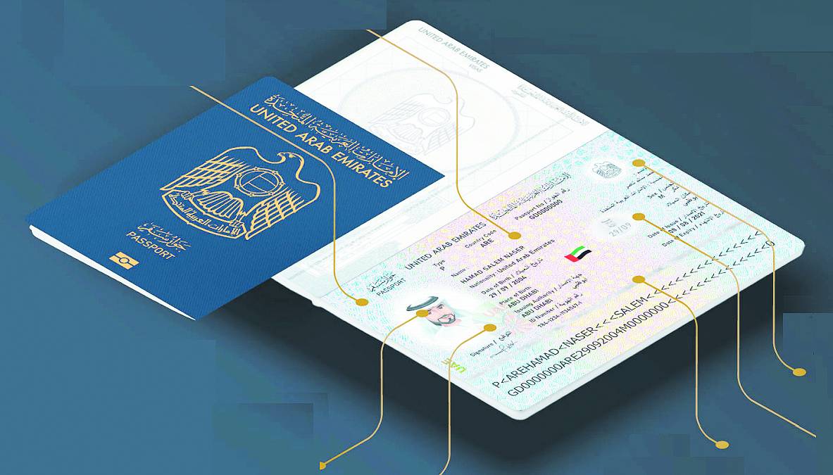 «الهوية-والجنسية»-تبدأ-طباعة-الجيل-الجديد-من-جواز-السفر-الإماراتي