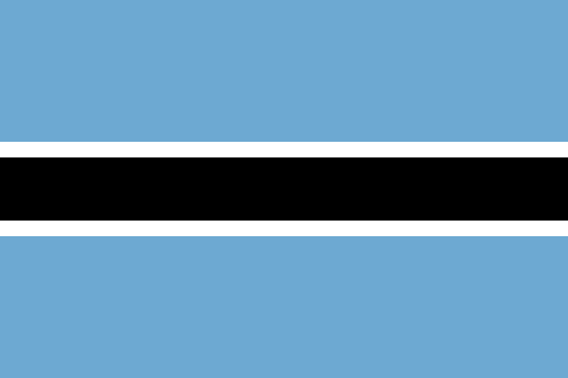 أعلام الدول بوتسوانا