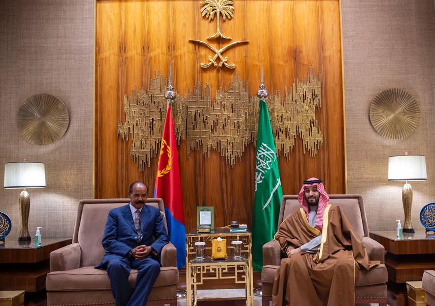 ولي-العهد-يجتمع-مع-رئيس-أريتريا-ويستعرضان-العلاقات-الثنائية-بين-البلدين