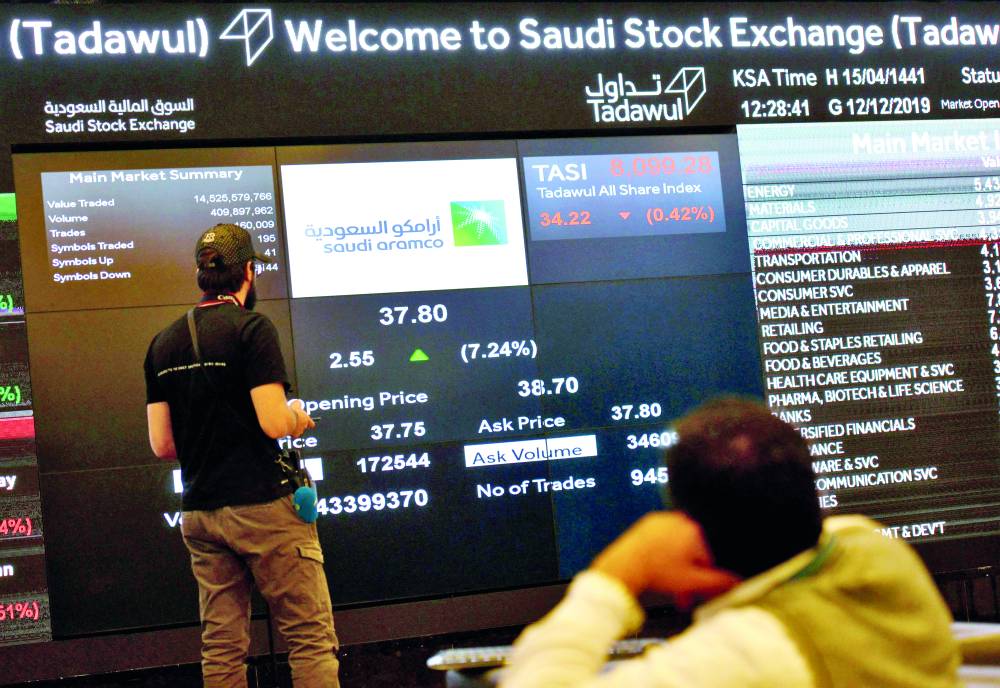 بورصات-الخليج-تغلق-على-انخفاض-رغم-ارتفاع-أسعار-النفط
