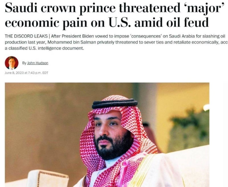 وثيقة-مخابرات-أمريكية-سرية-تكشف-عن-تهديد-الأمير-محمد-بن-سلمان-لـ-واشنطن-بـ-ألم-اقتصادي-كبير-ردا-على-تهديدات-بايدن-للمملكة