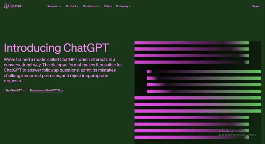 موقع Chat GPT
