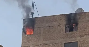 إخماد-حريق-داخل-شقة-سكنية-فى-الهرم-دون-إصابات