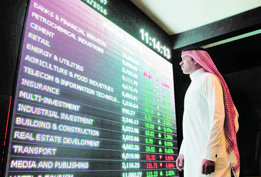 الأسهم-الخليجية-المؤشر-السعودي-يتراجع-1.66%